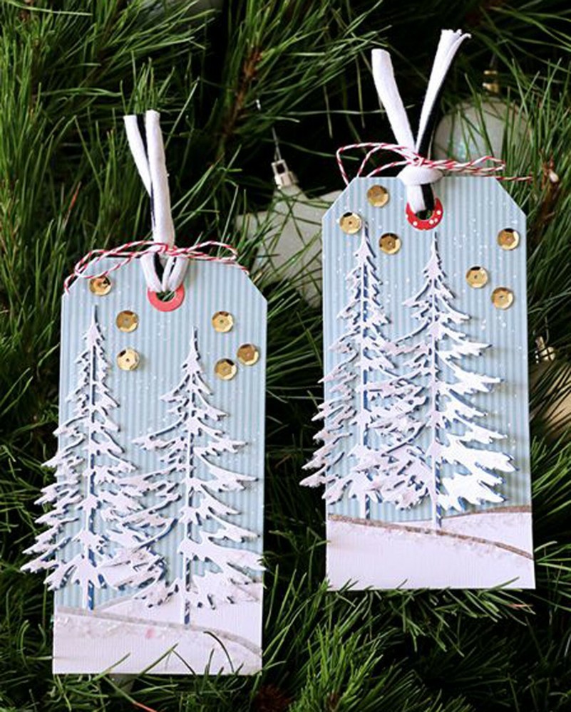 Sizzix Thinlits Woodlands 2pc set #660978 Retail $15.99 designer Tim Holtz