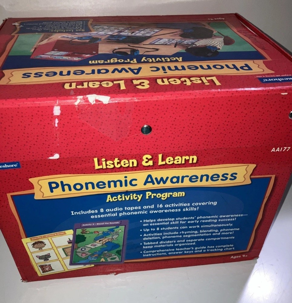 Lakeshore Listen &Learn Phonemic Awareness Activity Program - Preowned