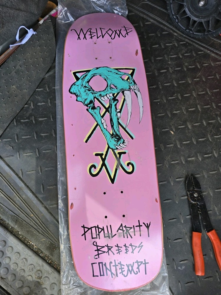 Welcome Skateboards Saber Skull Deck