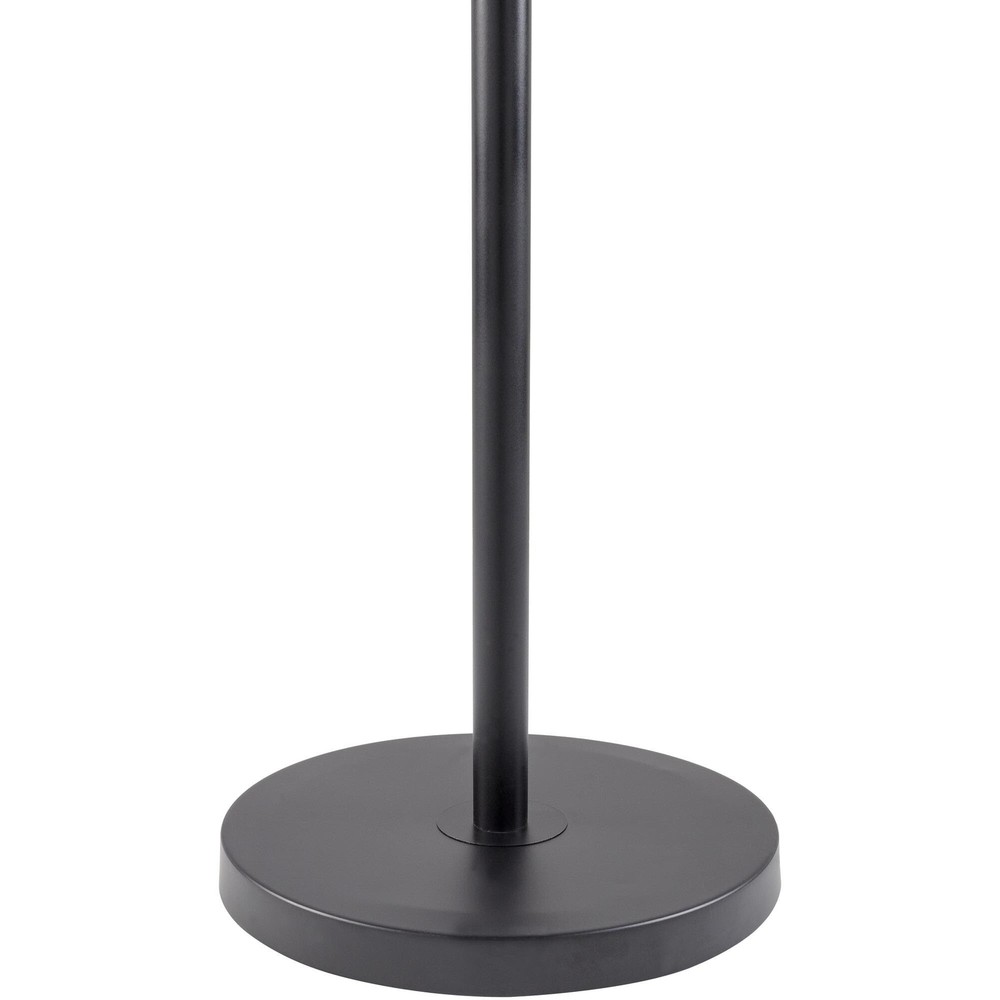 Global Accent Floor Lamp Black Brown Traditional Transitional