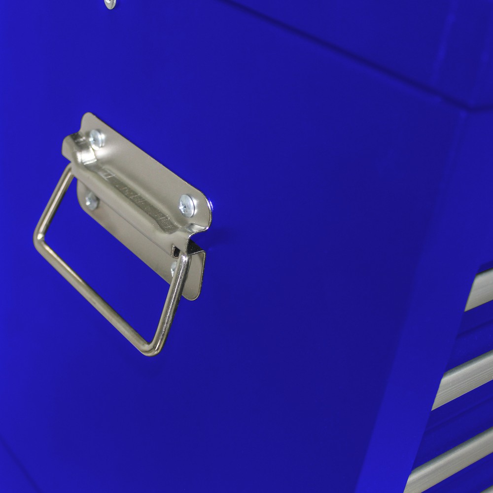 Heavy-Duty 6-Drawer Rolling Tool Chest with Wheels – Blue Storage Solution