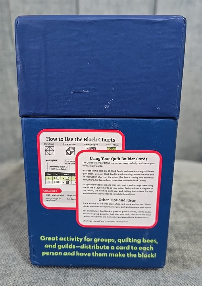 Quilt Builder Card Decks - Quick & Easy Block Tool Series