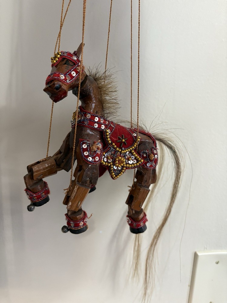Marionette Horse from Peru Handmade