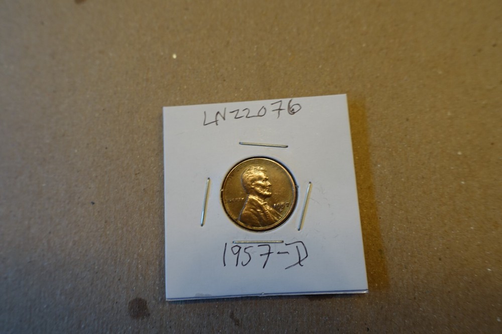 1957-D 1 cent Lincoln  Penny