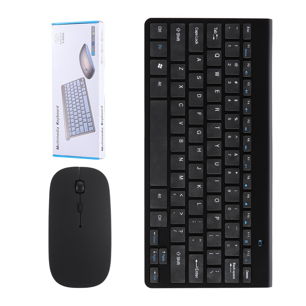 Mini Wireless Keyboard And Mouse Set 2.4G Ultra-Thin For Mac Apple PC Computer