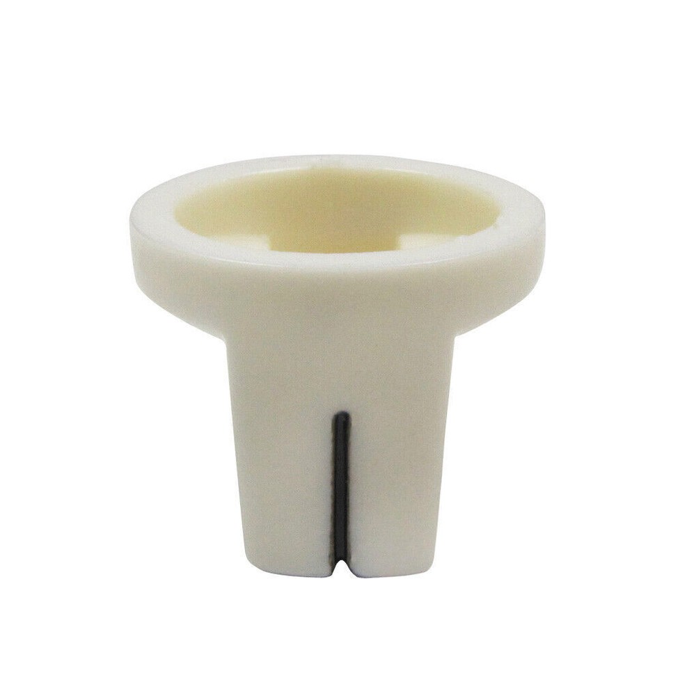 12PCS Plastic Guitar Amplifier Amp Knobs Effect Pedal Pointer Knobs Parts White