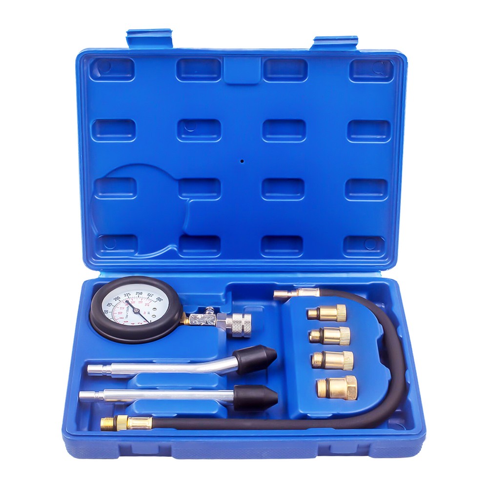 Spark Plug Cylinder Compression Tester Test Kit Measuring Tool