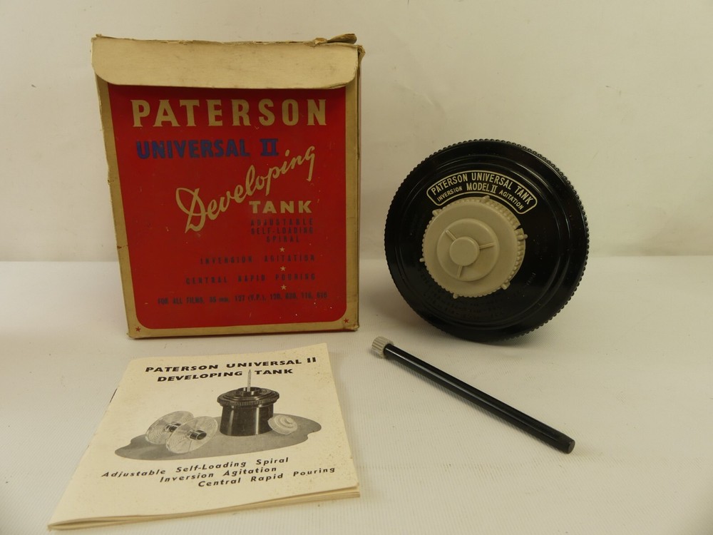 (RefJOH17) Paterson Universal II Developing Tank in original box plus instructio