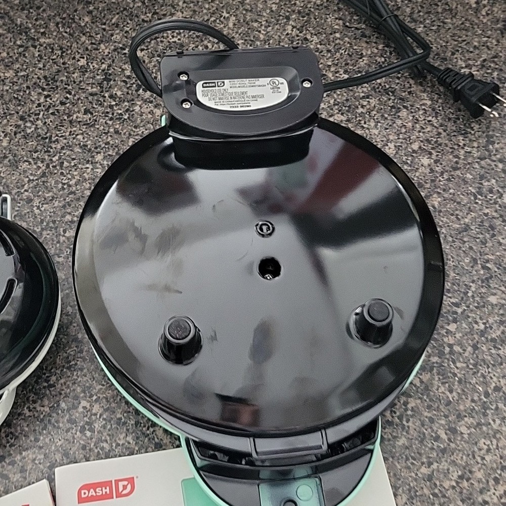 Bundle! DASH Express Mini Donut Maker AND Mini Waffle Maker Nonstick Press Type