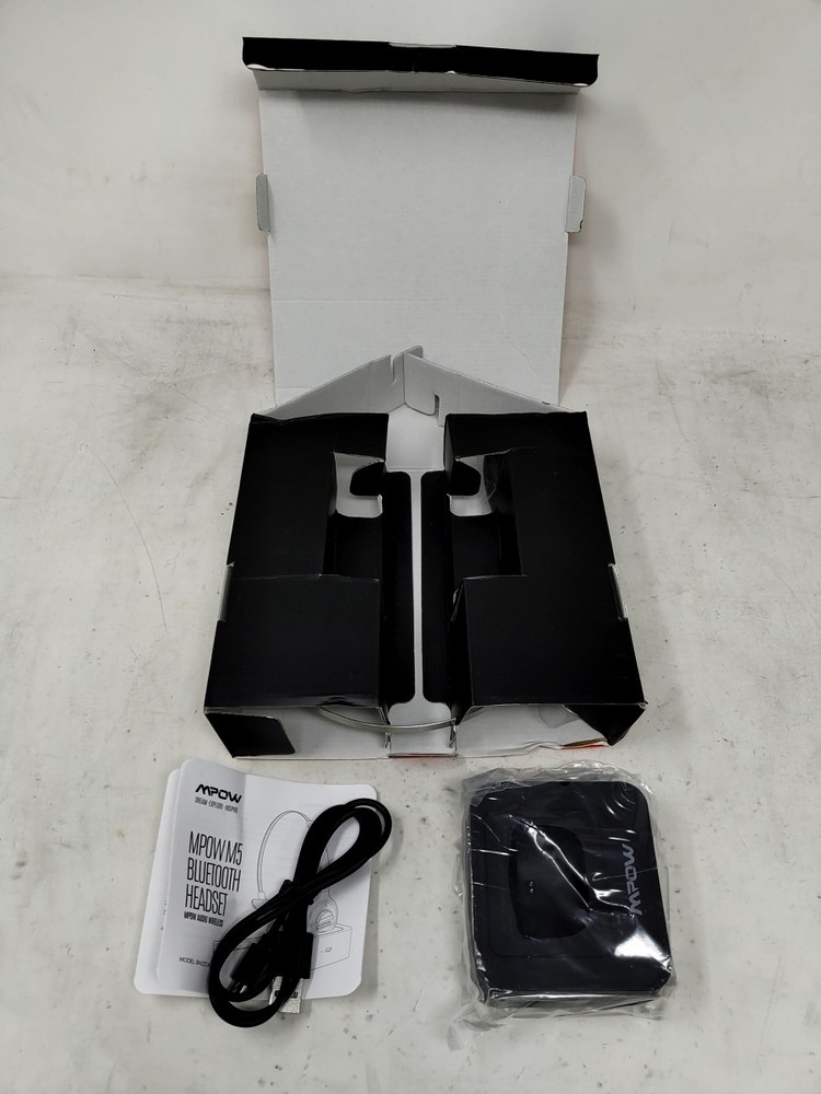 NEW OPEN BOX MPOW bh231a Bluetooth Wireless Headset SEE NOTES