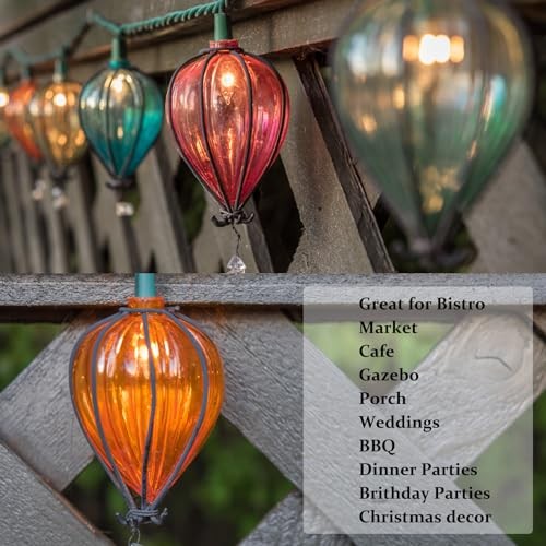 11FT Multicolor String Lights with 10 Bulbs, Colored Backyard Patio 1 PC