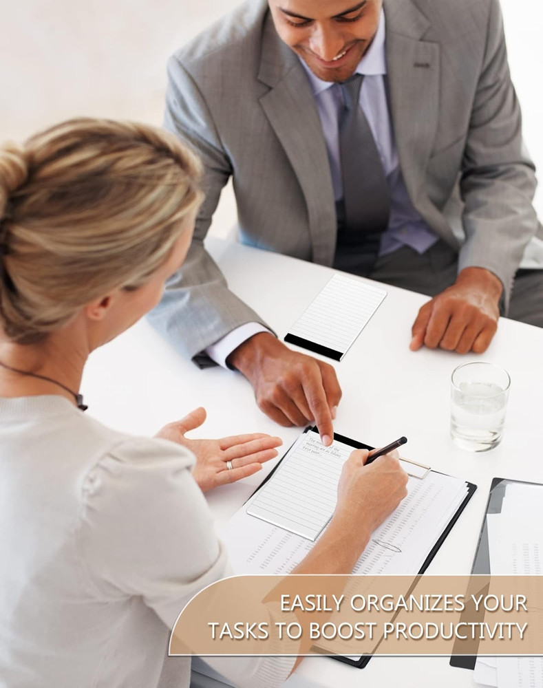 6 Pack Mini Notepads 3x5 Refill Pads 180 Sheets Small Lined Pocket Notebook