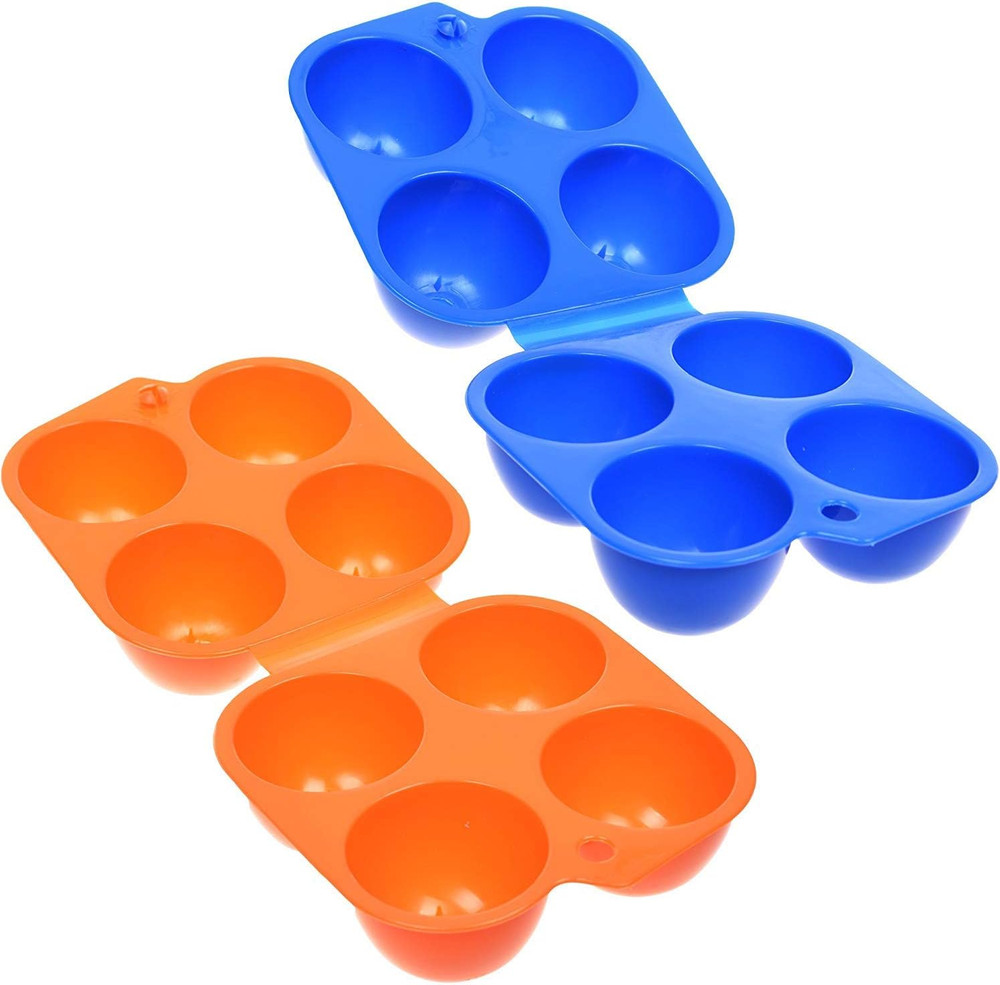 Portable Camping Carrier For 4 Eggs Case Box Kitchen Convenient Container Egg St