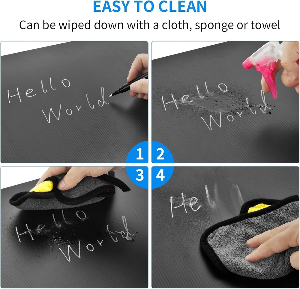 Black 24-Pack Desk Dividers for Students, Waterproof Durable Plastic Study Ca...