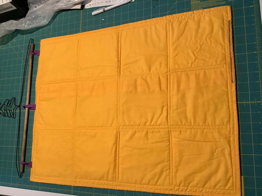 Machine Embroideried wall hanging