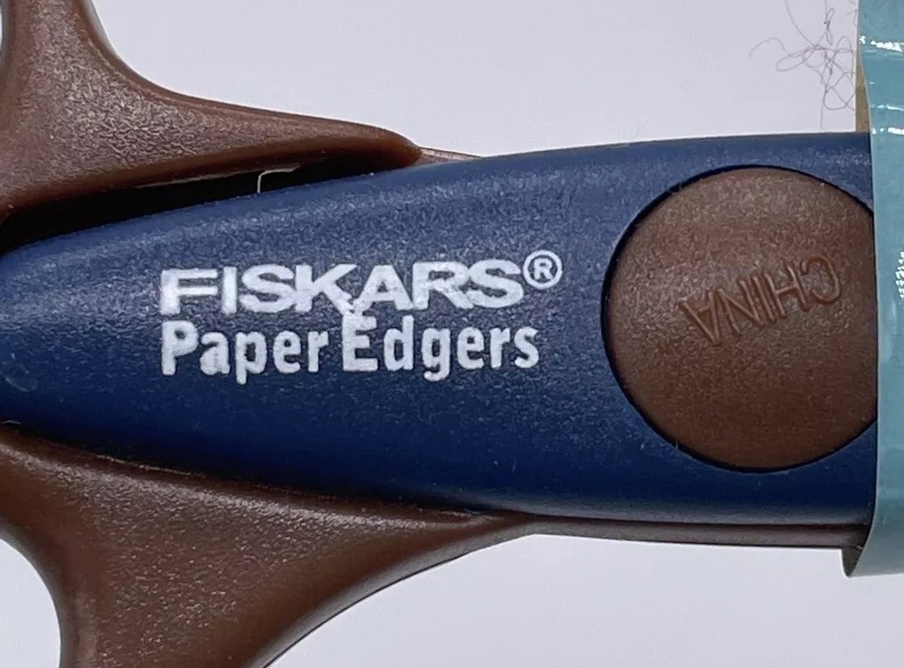 Fiskars 12-921 Paper Edger Colonial Scissors Approximately 6” Long
