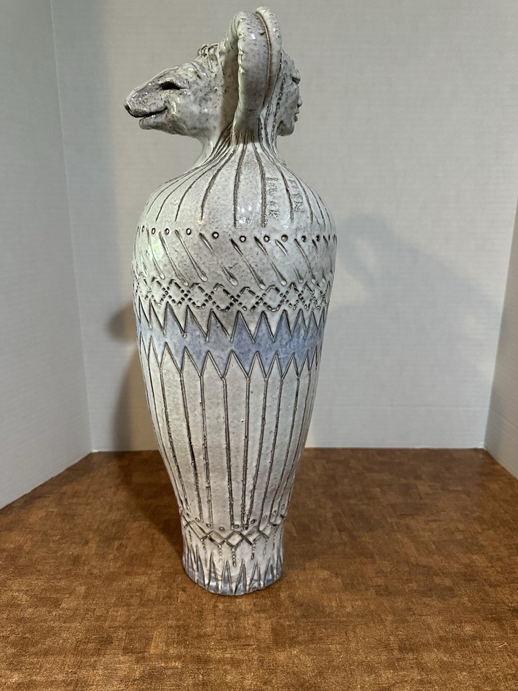 Fhen 20” Tall Vase Sculpture Pottery