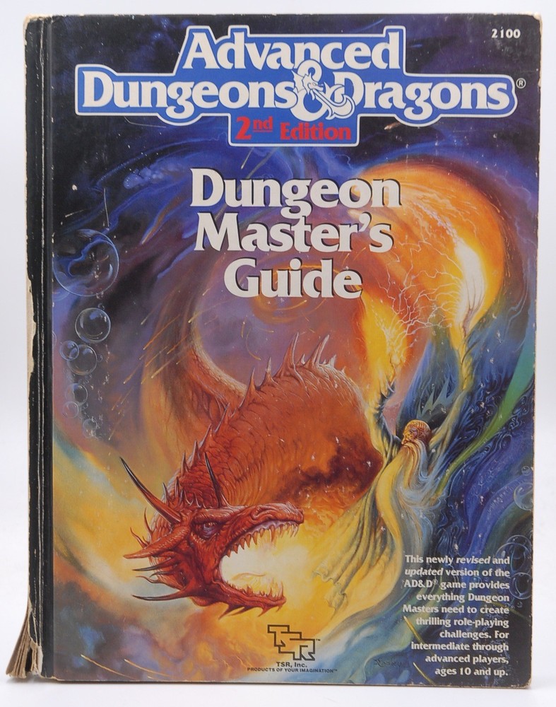 AD&D 2nd Ed Dungeon Master's Guide Fair- Cook ORIGINAL