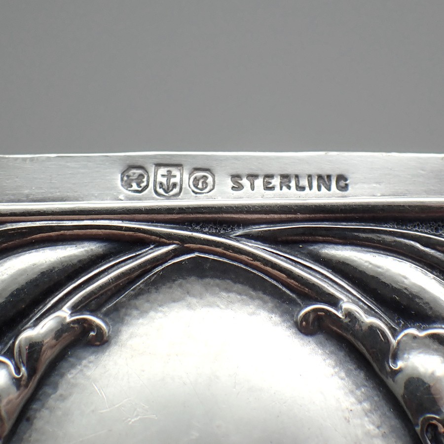 Art Nouveau Match Safe Box Gorham Sterling Silver