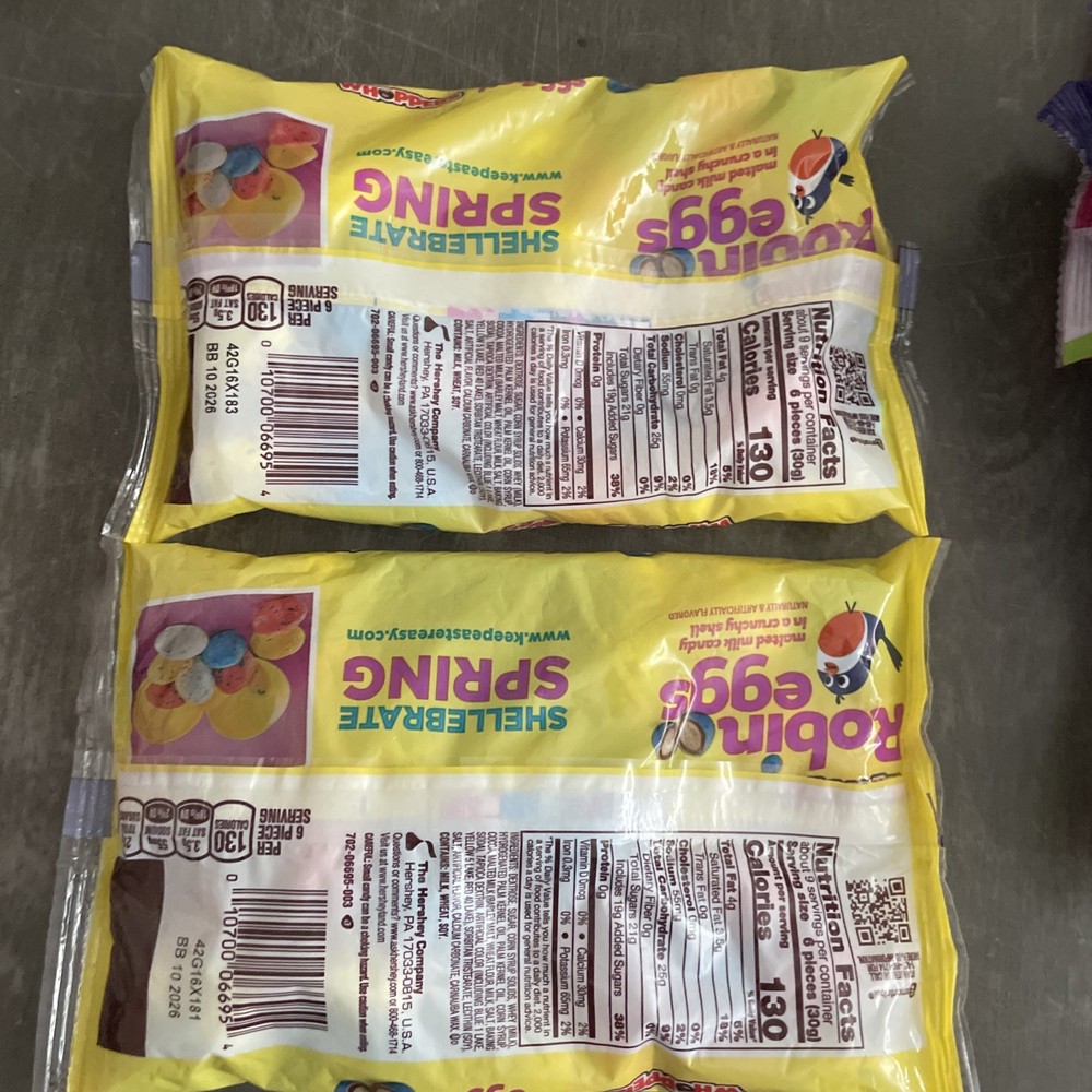 2- Whoppers Robin Eggs Malted Milk Balls Easter Candy Basket Stuffers - 9oz Each