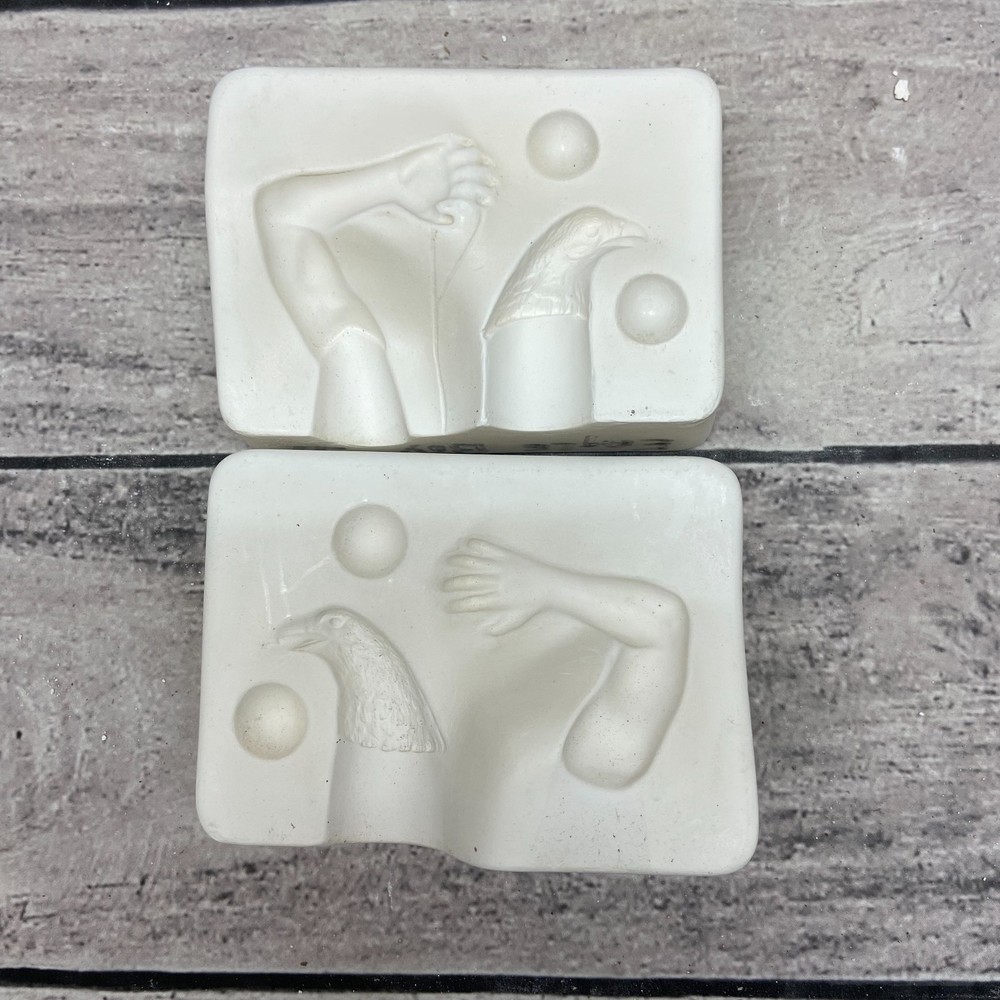 Ceramic Slip Casting Mold Eagle & Boy's Hand Provincial #P-698B