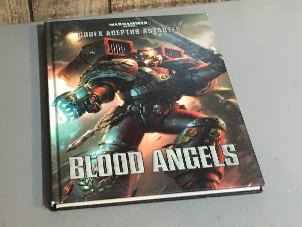 BOOK WARHAMMER 40K CODEX BLOOD ANGELS HB USED HARDBACK