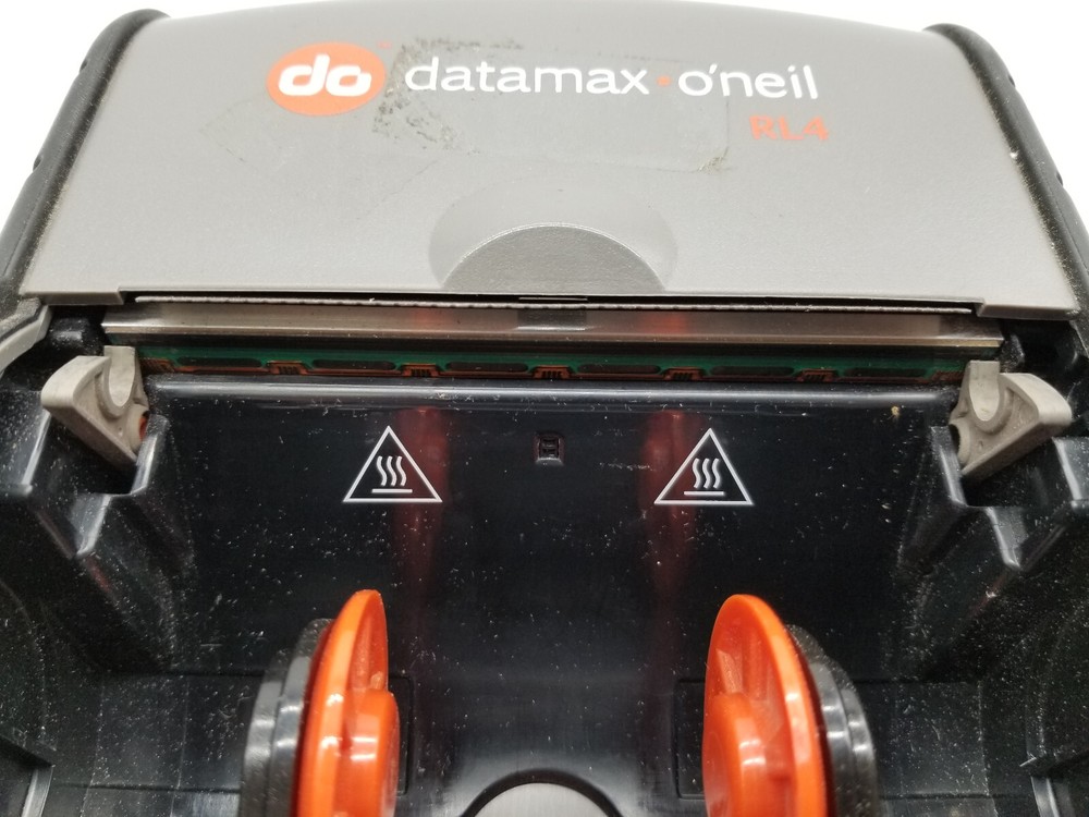 Datamax O'neil RL4 802 Thermal Barcode Printer Parts (Powers On, No Battery)