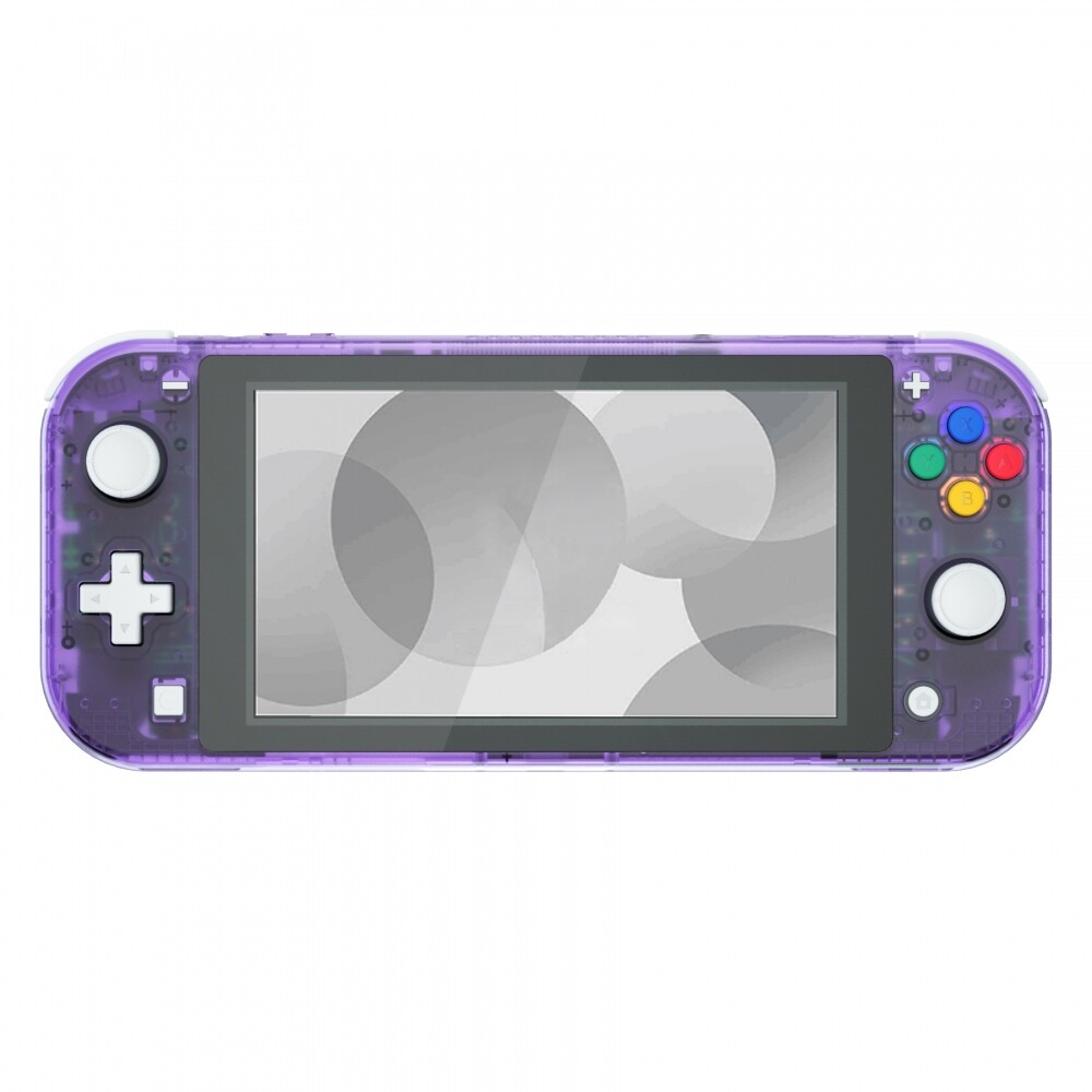 Shell Cover Screen Protector Button Clear Atomic Purple for Nintendo Switch Lite
