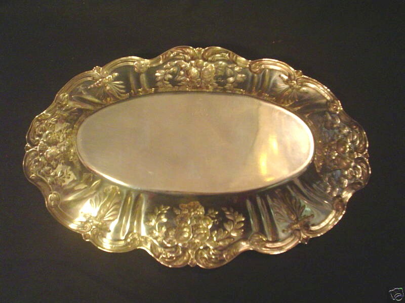 Reed & Barton FRANCIS I Sterling Silver Oval Bread Tray # X568
