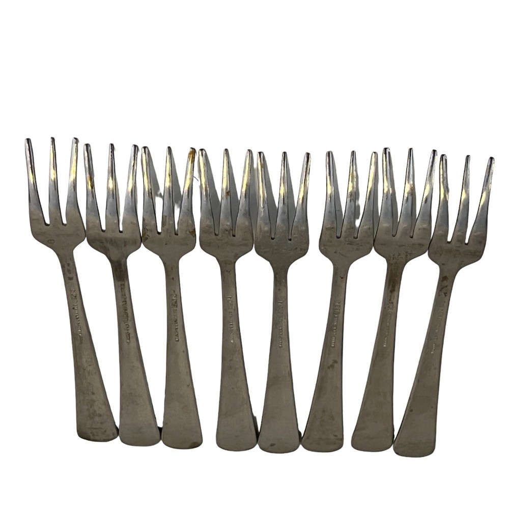 Hoan Stainless Steel Cocktail Fork Single Flatware 8 Pieces 5.8"