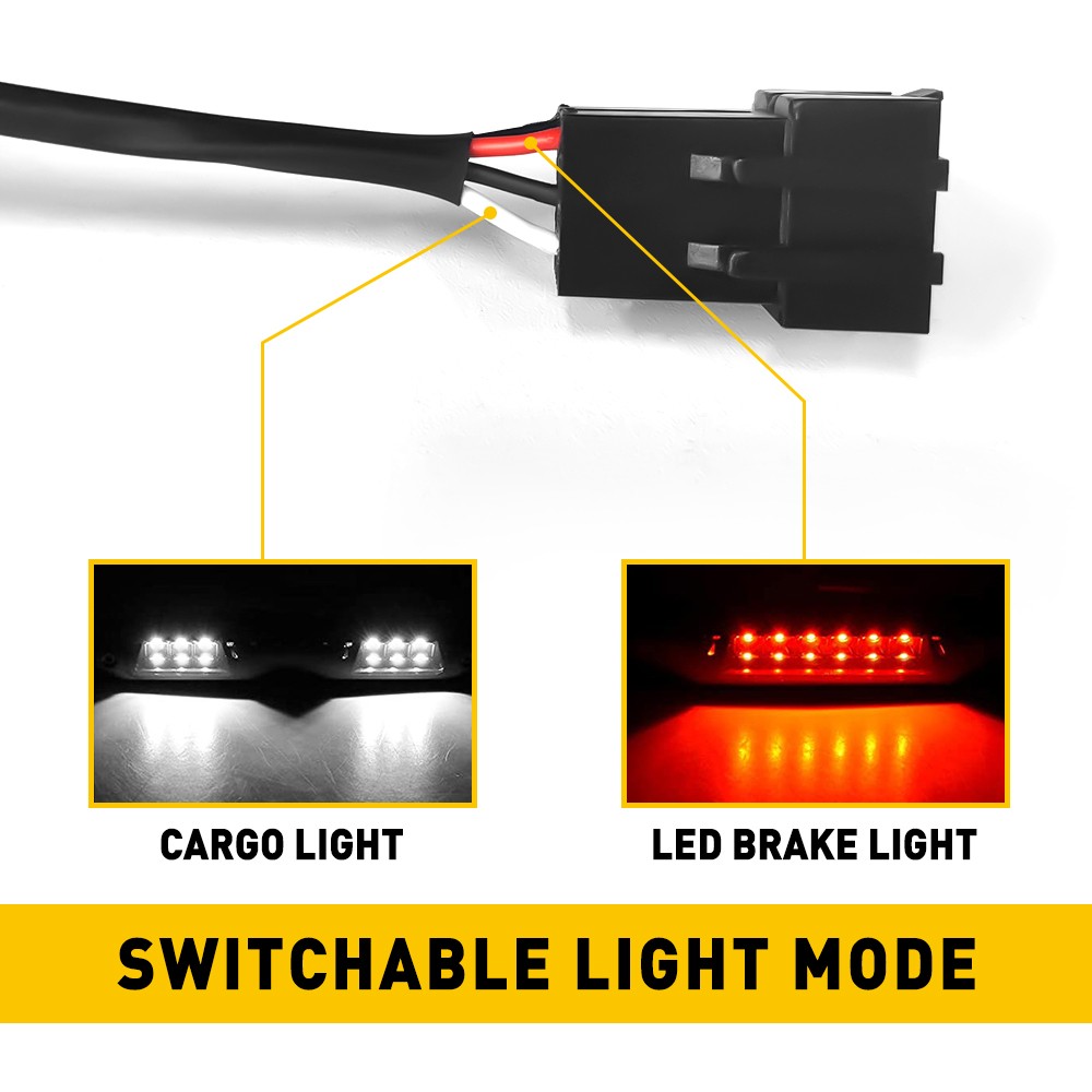 FOR 1994-2001 DODGE RAM 1500 2500 3500 LED 3RD THIRD TAIL BRAKE CARGO LAMP LIGHT