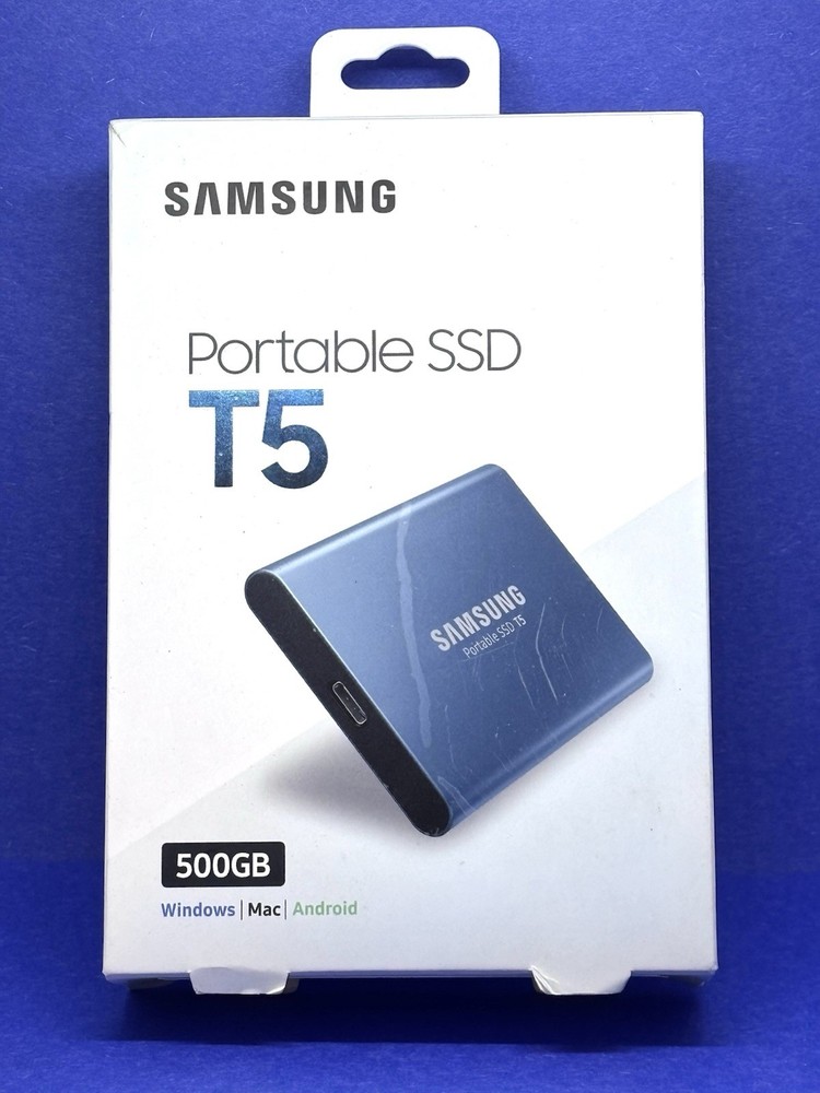 Samsung T5 500 GB USB 3.1 Gen 2 External Portable SSD Drive Windows Mac Android