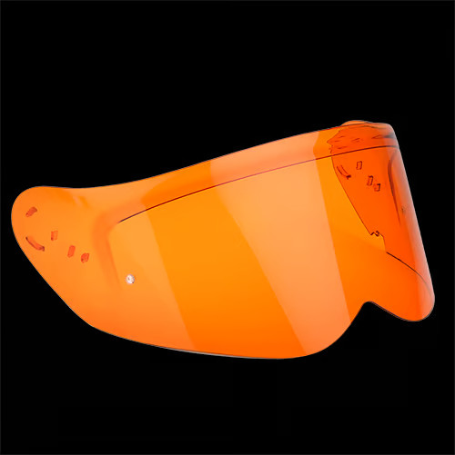 Simpson Motorcycle GBASE Helmet Shield - Ghost/Speed Bandit Series - Amber