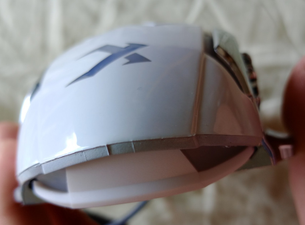 White Lenrue G3 Wired Gaming Mouse, Wired Optical Mouse LED lighting function