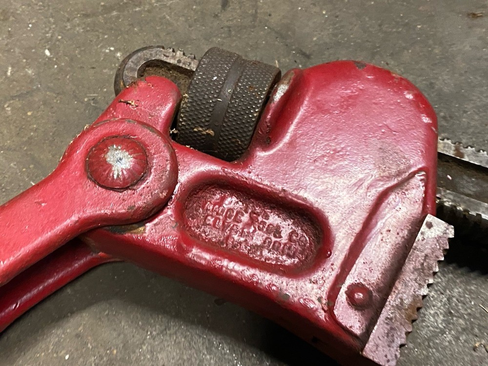 RIDGID Compound Leverage Pipe Wrench, Large Heavy Duty, Wrench Only