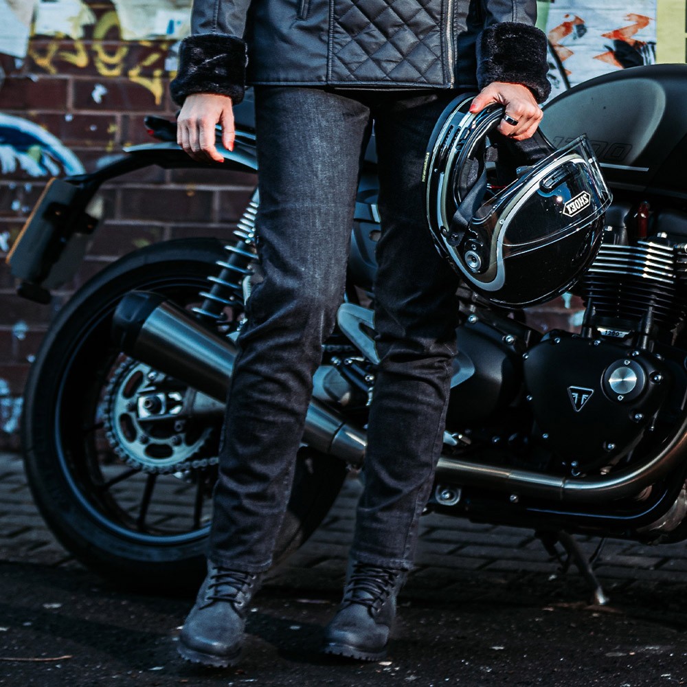 Spada Drifter CE ladies Jeans - Washed Black