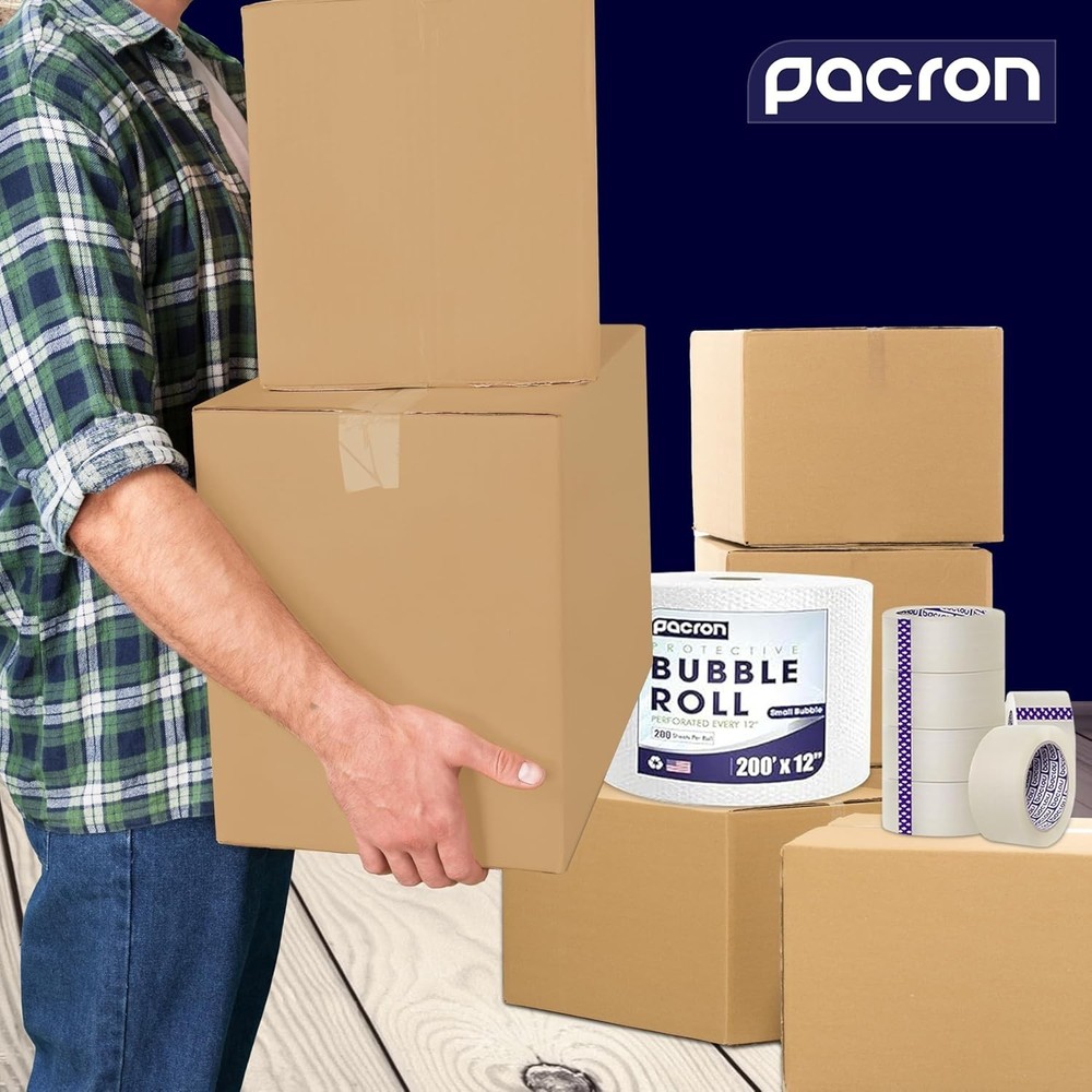 Sturdy Cardboard Moving Boxes – Durable Packing & Shipping Storage Boxes, Medium