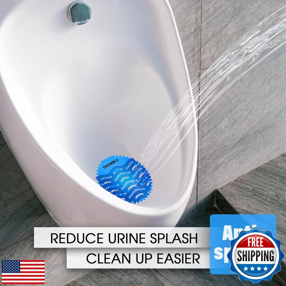 Urinal Screen Deodorizer,12 Pack Urinal Cakes Bulk Scented Anti-Splash Urinal