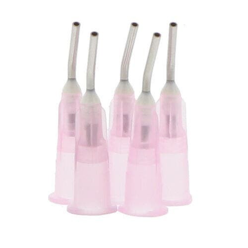 Pre-Bent Needle Tips, , 18 Ga, 100/Pkg, Pink, LinerTips, D227