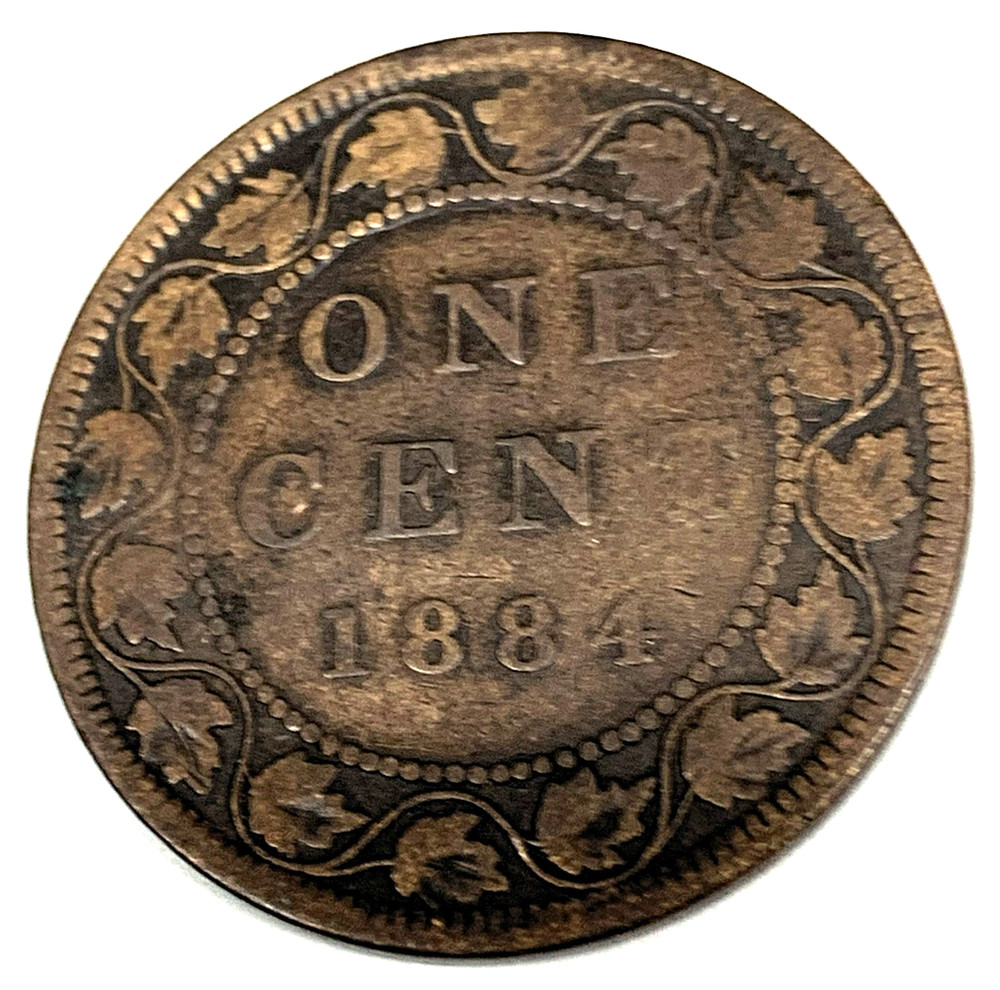 # C9074   CANADA   COIN,     LARGE CENT   1884
