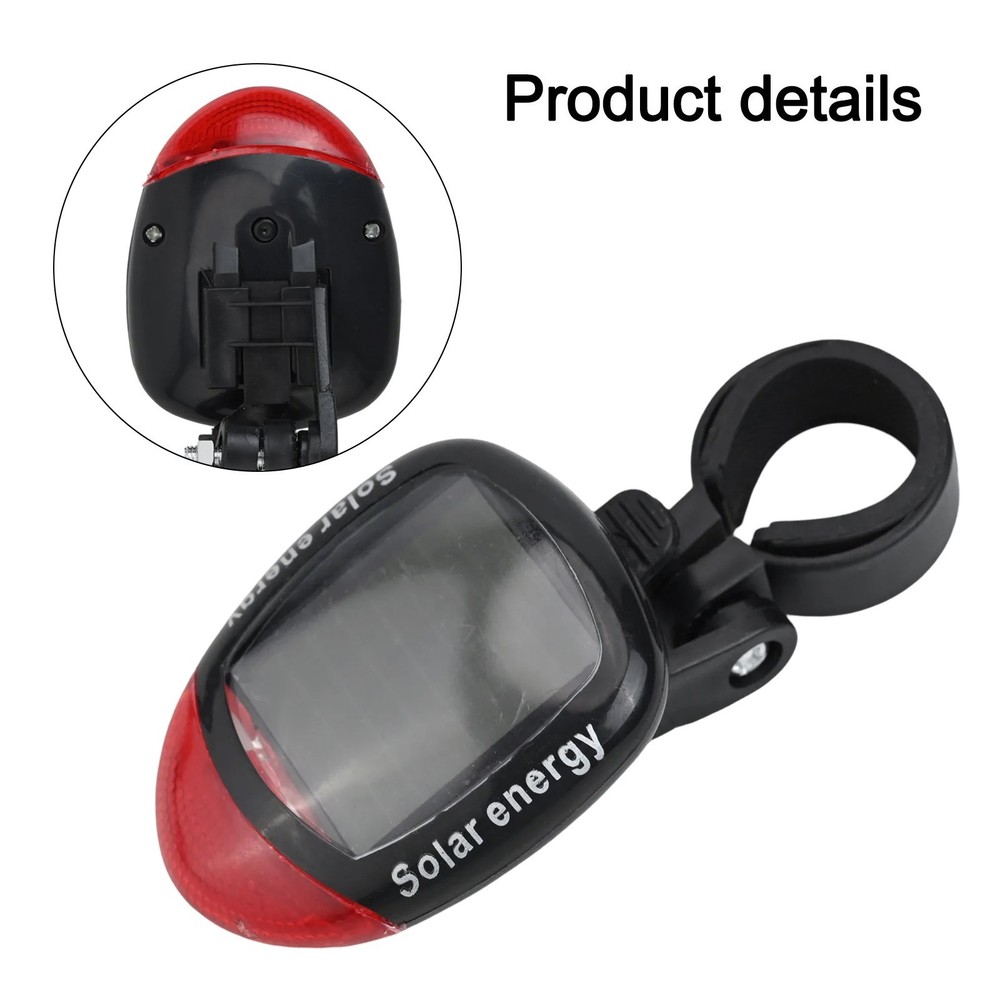 Sustainable Lighting Solution Solar Powered MTB Taillight Easy Mounting