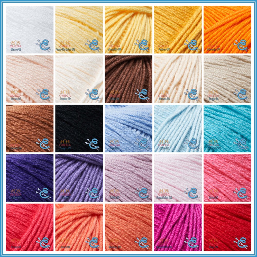 ARMONIA [100grs] by Omega - Fine 100% Mercerized Cotton Thread
