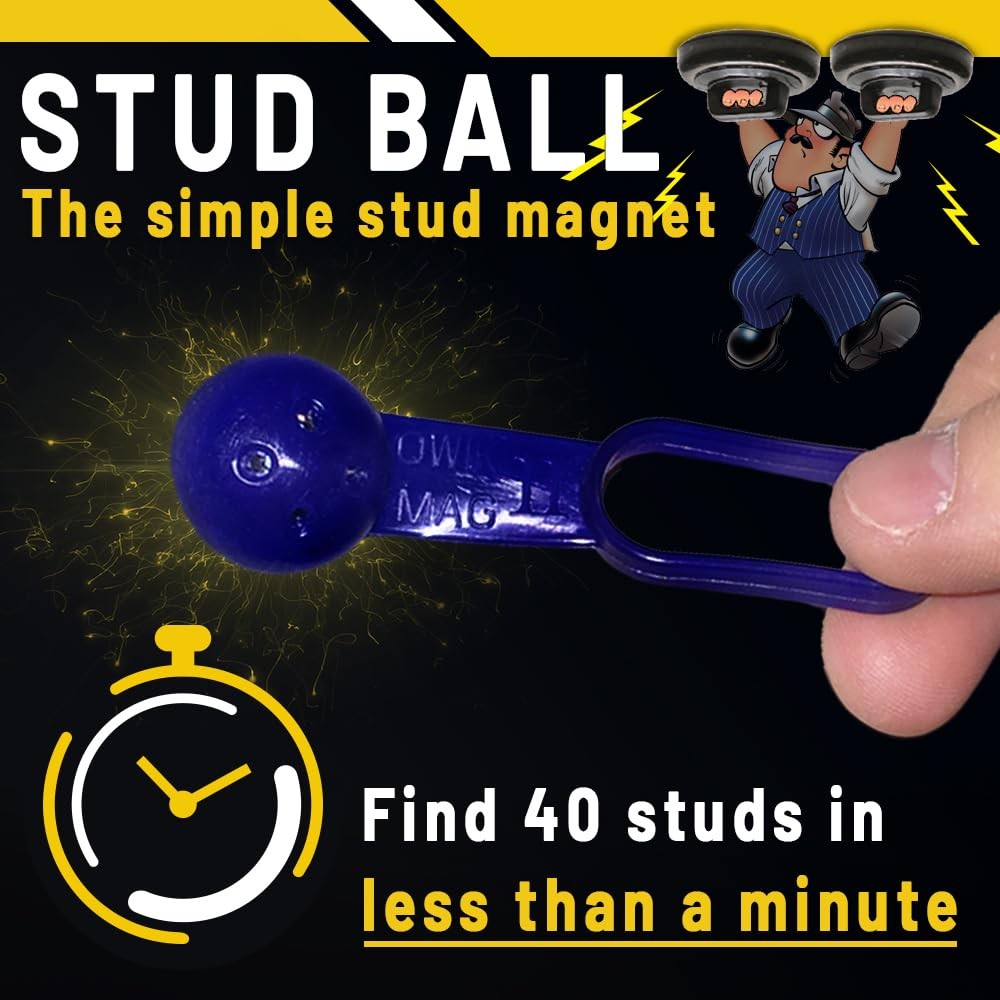 RackATiers Stud Ball Magnetic Stud Finder, Stud Detector, Stud Magnet, Detec...