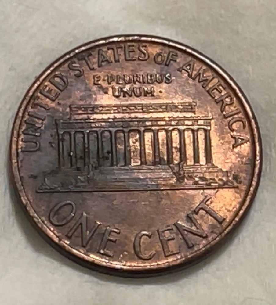1996 no mint mark penny wide AM error