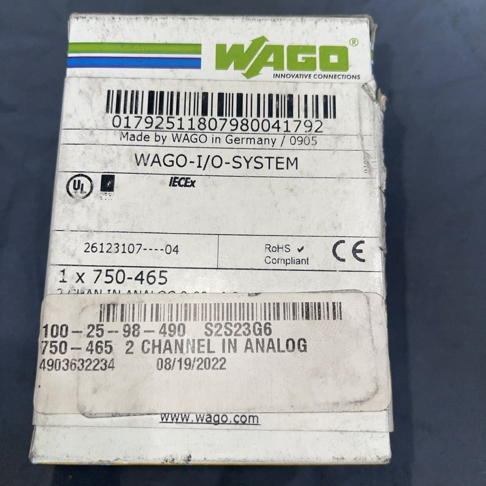 WAGO 750-465 Plc Module