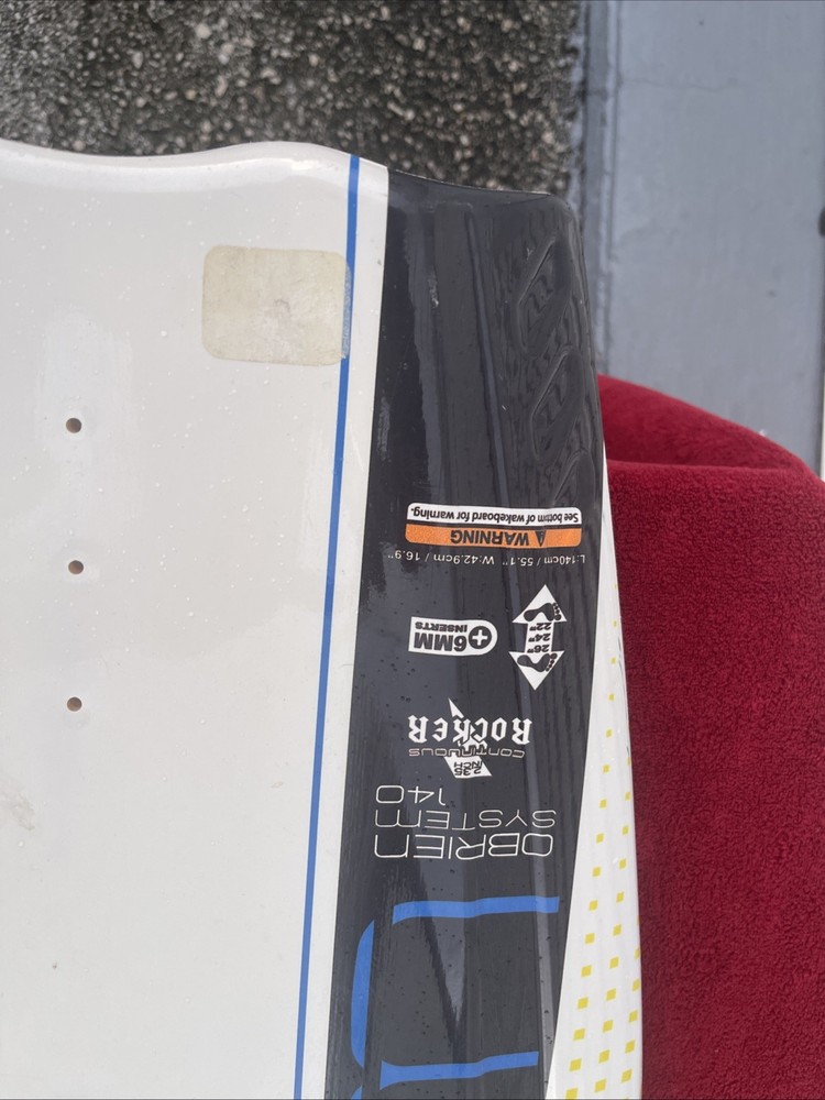 O'Brien System 140 Wakeboard Only. No Bindings.