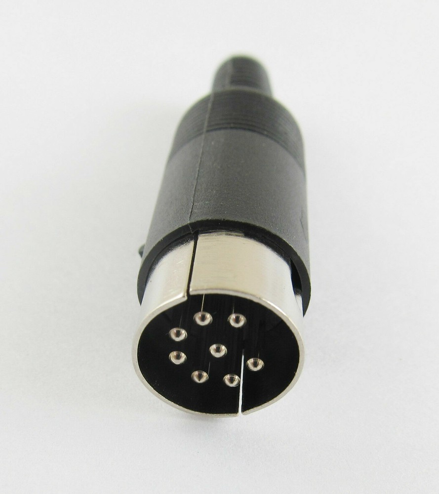 10pcs DIN Plug Male Plug Cable Connector 8 Pin With Plastic Handle
