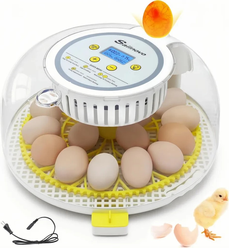 Automatic Egg Incubator Chicken Quail Chick Hatcher Incubators for Hatching Eggs