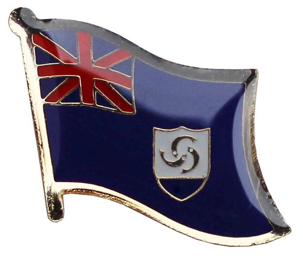 Anguilla Lapel Hat Pin FAST USA SHIPPING