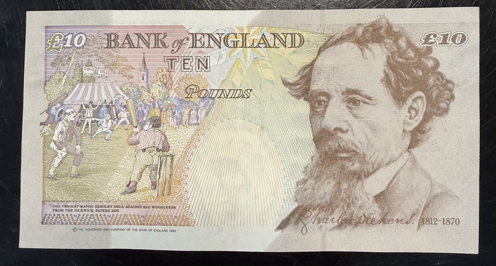 Old Ten £10 Pound Note Uncirculated